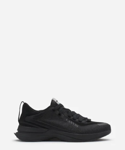 Black Lanvin L-I Mesh Sneakers