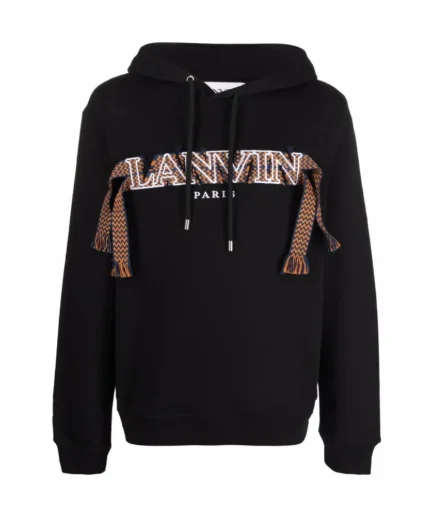 Lanvin Curb Lace Embroidered Hoodie