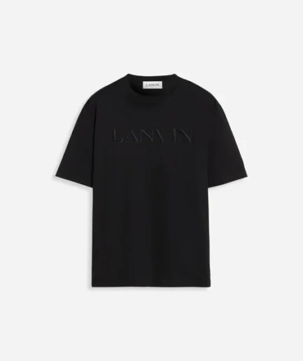 Lanvin Embroidered T Shirt – Black