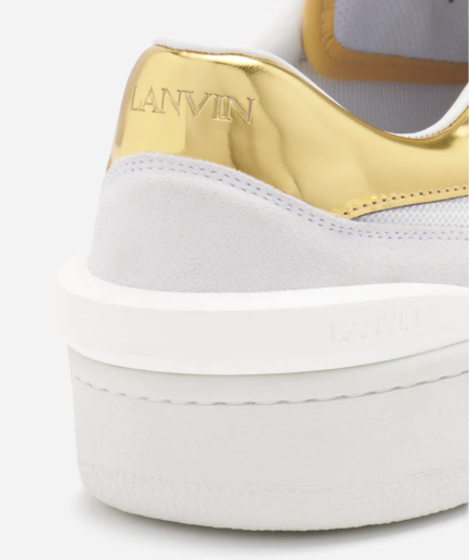 Lanvin Mesh Clay Sneakers – White