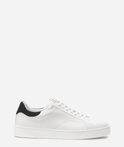 Lanvin Leather DDB0 Sneakers – White/Black