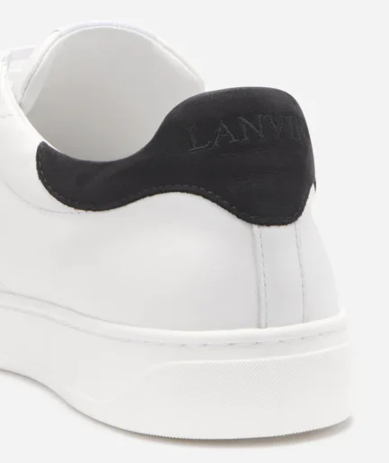 Lanvin Leather DDB0 Sneakers – White/Black