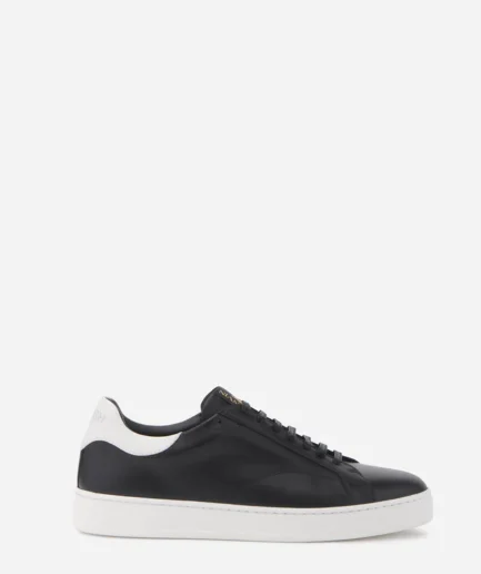 Lanvin Leather DDB0 Sneakers – Black/White