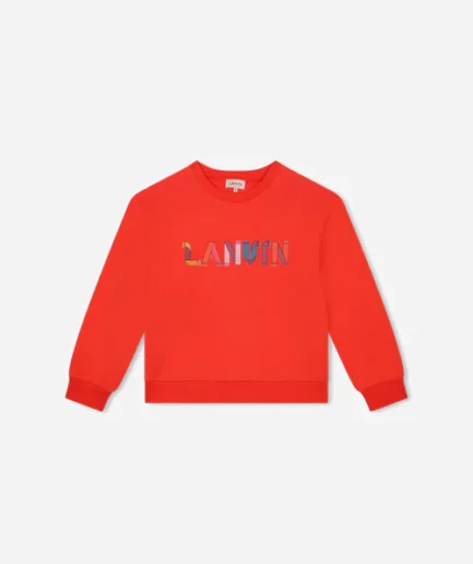 Lanvin Fleece Sweatshirt-Red