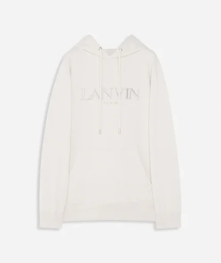 Oversized Embroidered Lanvin Paris Hoodie