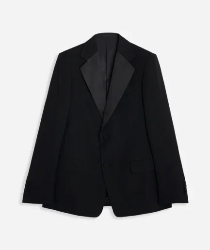 Lanvin Single-Breasted Flap Pockets Jacket With Satin Lapels