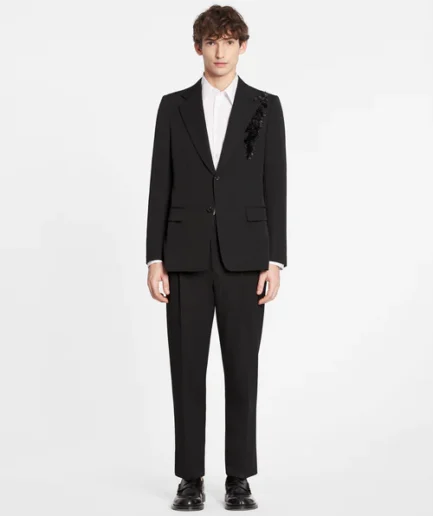 Lanvin Embroidered Single-Breasted Jacket