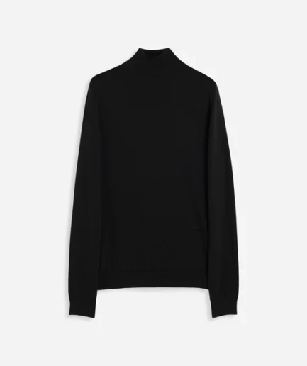 Lanvin Roll Neck Jumper in Wool and Silk