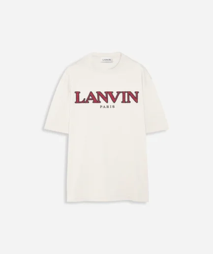 Lanvin Classic Curb Embroidered T-Shirt